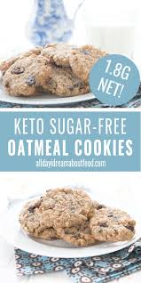 Keto Cookies That Look Taste And Feel Just Like Oatmeal Cookies These Are Beyond Brilliant Ground Almo Sugar Free Oatmeal Cookies Keto Oatmeal Keto Cookies