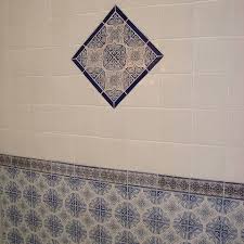 Spanish Bath Tile Create A Striking Shower Bath Tile Design Bath Tiles Tile Design