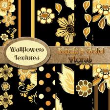 129,000+ vectors, stock photos & psd files. Second Life Marketplace Wallflowers Black Gold Floral