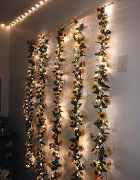 Sunflower Led Lights Sunflower Wall Decor Hanging Wall Decor Flower Wall Decor