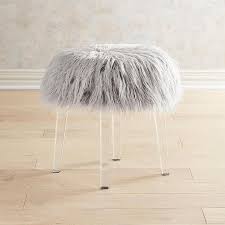 ( 5.0 ) stars out of 5 stars 1 ratings , based on 1 reviews Massoud Winston Acrylic Natural Sheepskin Stool