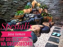 Desain Kolam Ikan Koi Relief Tebing Terbaru Kolam