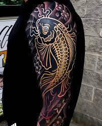 Tattoo On Instagram Rate The Work From 1 To 10 Subscribe And Send Photos To Friends Koi Tattoo Sleeve Japanese Tattoo Designs Koi Tattoo Design
