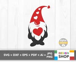 Valentines Gnome Svg Gnome Heart Svg File Valentine Gnome Svg Valentines Gnome Clipart Heart Gnome Sv Valentine Svg Files Valentines Svg Creative Christmas