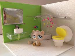 How To Make A Lps Shower Lps Crafts Lps Accessories Lps Toys