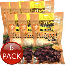 We did not find results for: 6 X Mariani Bulgogi Beef Jerky Premium Australian Beefjerky Korean Bbq 350g