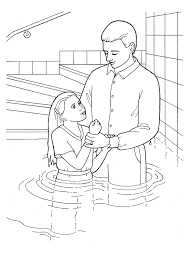 Girl Being Baptized 816632 Print Jpg 1200 1600 Lds Coloring Pages Coloring Pages Baptism Girl