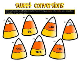 Use the percent to fraction calculator below to write any percentage in fraction form. Converting Fractions Decimals And Percents Halloween Freebie