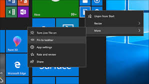 How to add apps to home screen windows 10. Pin An App To The Taskbar
