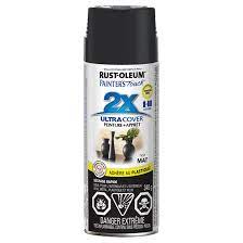 Bombe peinture pour plastique extérieur. Painter S Touch Peinture En Aerosol Ultra Cover 2x Interieur Exterieur 340 G Noir Mat 253701 Rona