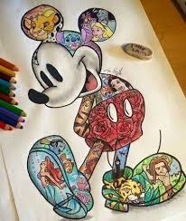 Super Drawing Disney Love Tattoo Ideas Ideas Disney Character Drawings Character Drawing Disney Drawings