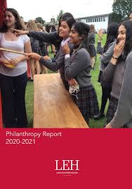 LEH Philanthropy Report 2020-2021 by Lady Eleanor Holles