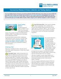 Our current account owners have registered their services for daily monitoring and reporting. Coronavirus Disease 2019 Testing Basics Fda