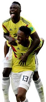 Yerry mina with the best group celebration. Yerry Mina Davinson Sanchez Football Render 47507 Footyrenders