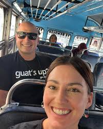 We've officially taken our first chicken bus in Guatemala… well our first  three actually, and they were so much fun. If you're sitting there  wondering, “What's a chicken bus?” I'm sure you're