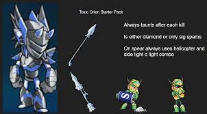 Maybe you would like to learn more about one of these? Every Toxic Orion Ever Brawlhalla