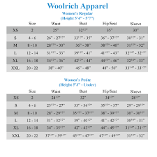 Woolrich Jacket Size Chart Milano Spaccio Akabe Funk Waregem