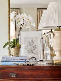 Vignette Entry Table Foyer Table Interior Styling Obelisks Crystal Coffee Table Books Orchids Foyer Entry Entry Table Decor Decor Entry Table