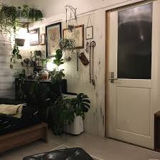 部屋全体 ドアdiy 引き戸からドアへ 観葉植物 ブルックリンスタイル などのインテリア実例 2017 01 15 17 56 08 roomclip ルームクリップ インテリア インテリア 実例 オシャレな部屋