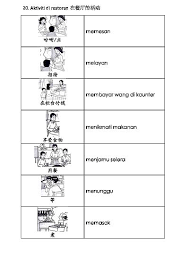 Bm Bahagian A Bina Ayat Onedrive Malay Language Preschool Worksheets Color Worksheets