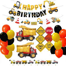 Free standard shipping with $49 orders. Children Boy Birthday Pull Flag Aluminum Balloon Decoration Engineering Car Party Theme Birthday Cake Insertion Card Banner Ballons Accessories Aliexpress