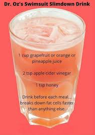 Dr Oz S Swimsuit Slimdown Drink Slim Down Drink How To Slim Down Detox Drinks