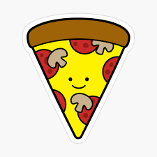 Logo for a pizzeria, cafe or restaurant. Cute Pizza Cartoon W White Background Kids T Shirt By Alwaysgrowing Redbubble