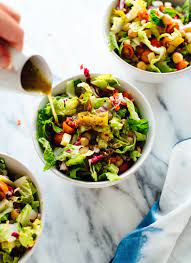 Mushrooms and swiss are close buddies, so out goes the. Vegetarian Italian Chopped Salad Cookie And Kate
