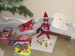 Either works for a family or friend gift exchange. Elf On The Shelf Playing Candy Crush Elfontheshelf Elfontheshelfideas Candycrush Christmas Elf Elf On The Shelf Elf
