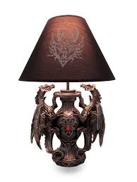 Gothic Guardians Of Light Medieval Dragons Table Lamp Dragon Decor Dragon Table Medieval Dragon