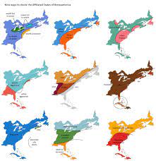 nine ways to divide the affiliated states of boreoamerica i imgur com submitted by falsedmitriy to r imagi psychedelic illustration fantasy artist drawing s