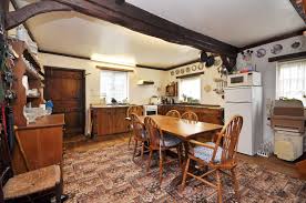 the kitchen inside buss farm, which was
