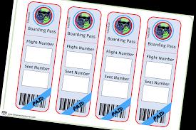 Whether it's a surprise vacation for the husband, or a surprise vacation for the kids, these printable tickets are fun way to start the adventures! Free Boarding Passes Printable Role Play Activity Template Early Years Ey Eyfs Resource Download Little Owls Resources Free