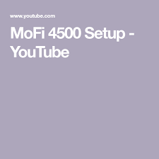 Mofi 4500 Setup Youtube In 2020 Cell Phone Carrier 4g Hotspot Phone Carrier
