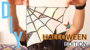 See more ideas about stained glass, glass, stained glass patterns. Halloween Diy Stained Glass Spider Web Youtube