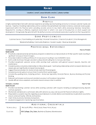 bank clerk resume example & guide (2020