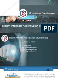 Your brand positioning statement should also provide your brand's position in the market place. Pertemuan 10