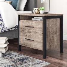 Munich Platform Bed In 2020 Rustic Nightstand Furniture Drawer Nightstand