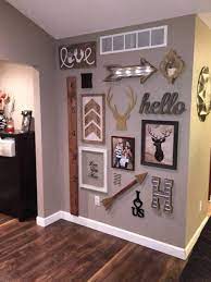 Living or family room decor. Adorable Wall Some Decor Came From Hobby Lobby Home Decor Country House Decor Home Diy
