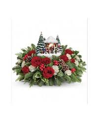 Thomas kinkade symbols of freedom. Thomas Kinkade S Kiss For Santa In Moline Il K Nees Florists