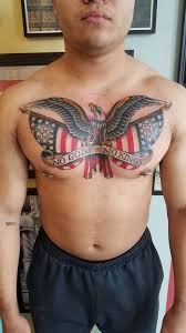 Black And White American Traditional Eagle Tattoo American Traditional Eagle With Flags By Nick Colella Of Great Lakes Tattoo Traditional Tattoo Black And White Traditional Eagle Tattoo Traditional Tattoo