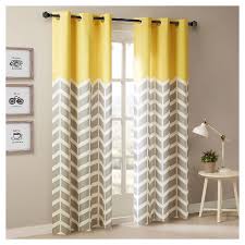 Grommet curtains come in dozens of fabrics, styles and colors for just about any décor style. Elaine Chevron Printed Grommet Top Curtain Panel Pair Target