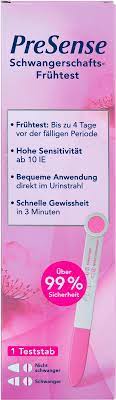 Aber wie sicher ist der frühtest wirklich? Presense Schwangerschaftsfruhtest 1 St Dauerhaft Gunstig Online Kaufen Dm De