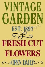 Buy products such as rainbow tulips, rainbow roses with premium greens at walmart and save. Vintage Garden Fresh Cut Flowers Reusable Plastic Stencil Sign Stencil