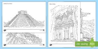 See also these coloring pages below monster high coloring pages gigi grant. The Seven Wonders Of The World Colouring Pages