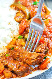 Press it down firmly so the pan will leave nice, black grill marks on the meat. Swiss Steak Bunny S Warm Oven