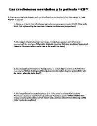 Cultural Comparison Activity Based On The Movie Elf I Wanted To Create A Fun Christmas Time Activity For How To Speak Spanish Ap Spanish Ap Spanish Language
