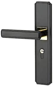 Simply put, it means that the locked side is indoors, and the side where the key is inserted is outdoors. Door Handle With Lock Key European Indoor Security Door Lock Bedroom Door Lock Magnetic Mute Door Lock Solid Wood Door Lock Black Buy Online At Best Price In Uae Amazon Ae