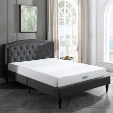 Sleep Options Cool Top 8in Medium Gel Memory Foam Tight Top Queen Short Mattress 410069 1154 The Home Depot Memory Foam Sofa Gel Memory Foam Mattress Foam Sofa Bed