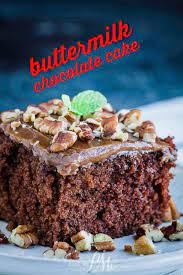 16 Buttermilk Dessert Recipes Just A Pinch Buttermilk Chocolate Cake Buttermilk Dessert Recipes Cake Recipes